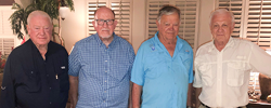 photo of four members of the 1959 javelina football team